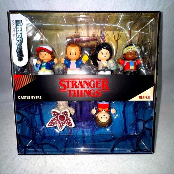 NIB Little People Collector Stranger Things Castle Byers Special Edition Set 6pc - Picture 1 of 6